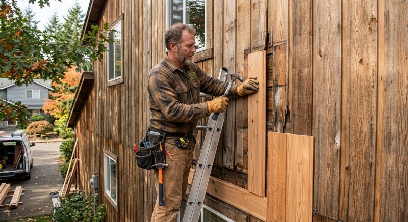 Wood Siding Repair Service